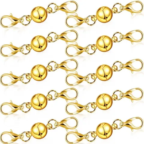 Zinc Alloy Magnetic Clasp Ball Round Shape Connectors For DIY Jewelry Making Bracelet Necklace Findings