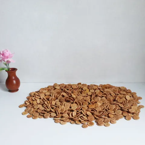 Natuurlijke Rattan Geweven Ronde Knoop Oorring Accessoires DIY Ambacht Handgemaakte Sieraden Bevindingen
