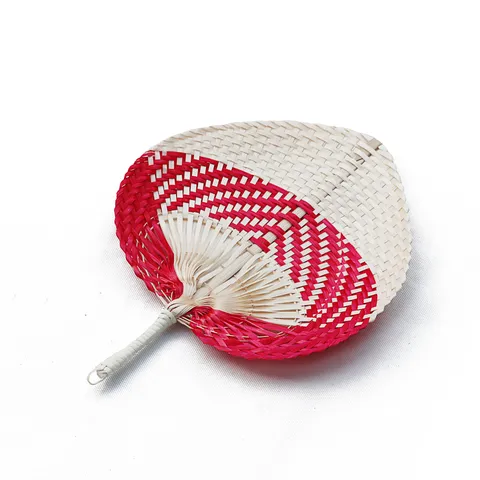 Handmade Natural Bamboo Woven Fan Traditional Chinese Style Summer Cooling Hand Fan Home Decor