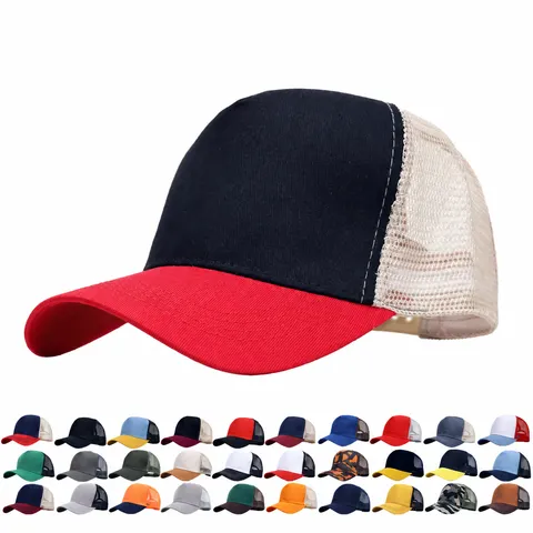 Unisex Ademende Mesh Honkbalpet Sneldrogend Zomer Zonbescherming Buitensport Hoed Verstelbare Trucker Cap