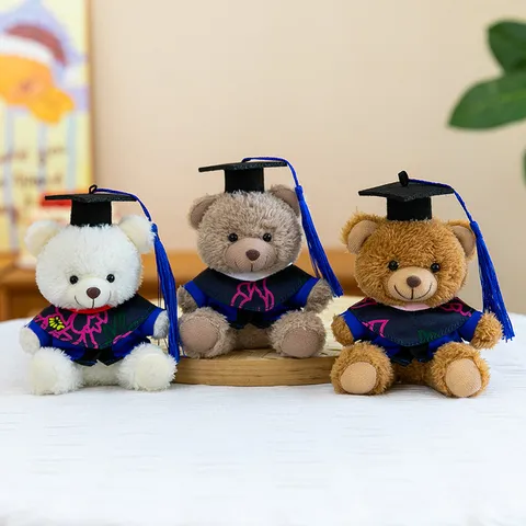 Abschluss Bär Plüschtier Süß Doktor Bär Stofftier Schüler Abschluss Saison Geschenk Mehrfarbig