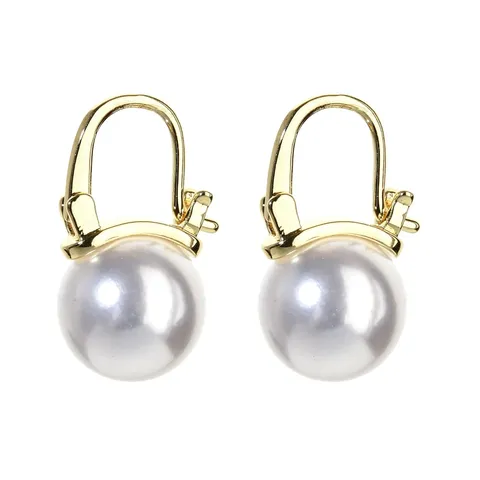 Minimalistische Kupfer Opal Ohrhänger Ohrringe Süße Runde Kugel Opal Creolen Elegante Feine Schmuck Geschenk Für Damen