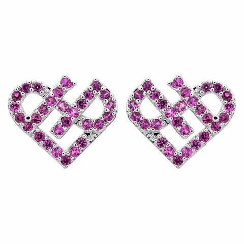 Elegante Kupfer Zirkonia Herz Ohrstecker Geometrische Kristall Strass Eingelegt Herzform Ohrringe Für Hochzeit Party Damen Schmuck Geschenk