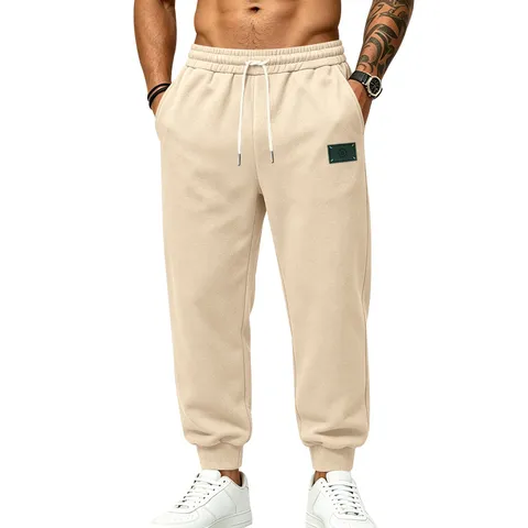 Men's Winter Heavyweight Fleece Lined Casual Sweatpants Loose Fit Jogger Pants With Adjustable Drawstring Pocket