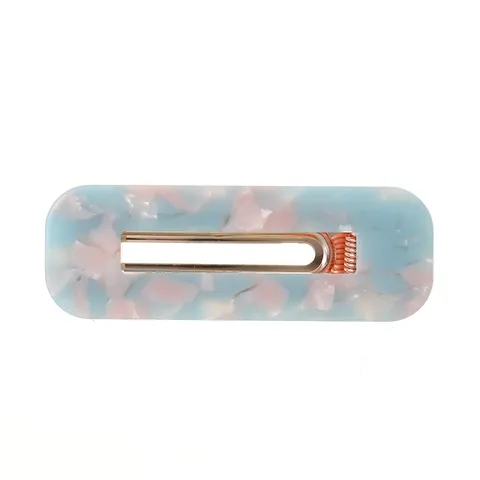 Japanisch Acetat Geometrische Marmor Haarklammer Minimalistischer Haarnadel Mode Haarschmuck Für Damen Tägliches Styling