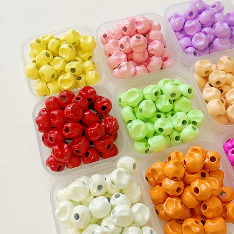 DIY Fatto A Mano Fico A Forma Di Lega Perle Sciolte Colorato Fascino Ciondoli Per Telefono Catena Braccialetto Gioielli Produzione Accessori