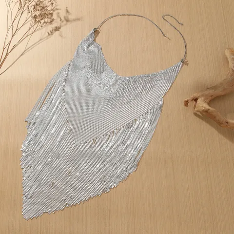 Sexy Exotic Zinc Alloy Rhinestone Waist Chain Tassel Sequin Belly Dance Belt Hip Scarf Costume For Halloween Performance Women Jewelry