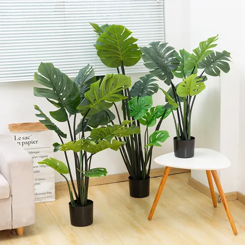 Style Nordique Plante Artificielle Bonsaï Faux Verdure Arbre en Pot Pour Bureau À Domicile Décoration Intérieure Vente en Gros