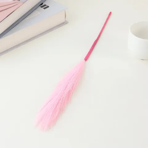 Herbe de Pampas Artificielle Roseau Fausse Plante Tige Florale en Plastique Tige Longue Réaliste pour Maison Mariage Fête Photographie Décoration