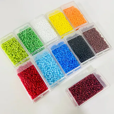Perline di Vetro Opaco Semi DIY Collana di Perline Fatta a Mano Materiale Gioielli Accessori Forniture