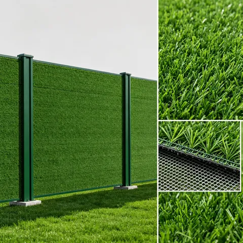 Tapis de Gazon Artificiel en PE Tapis de Pelouse Verte pour Jardin Extérieur Balcon Espace Commercial Décoration Murale Paysage de Verdure