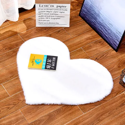 Verdikte Lange Pluche Slaapkamer Tapijt Woonkamer Vloermat Huishouden Wasbaar Effen Kleur Zachte Bedmat
