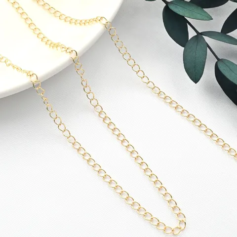 Koperen Verlengketting DIY Sieraden Maken Halsketting Armband Verstelbare Staartketting Verguld Verzilverd