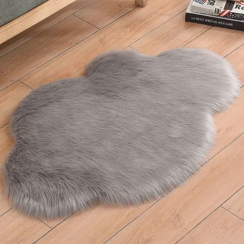 Pluche Nepwol Wolk Vloerkleed Zacht Shaggy Woonkamer Tapijt Leuke Pluche Vloermat Slaapkamer Raam Decor Antislip Vloerkleed