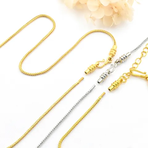 Koperen Slangenbot Ketting Antiek Goud Tone DIY Armband Halsketting Mode Sieraden