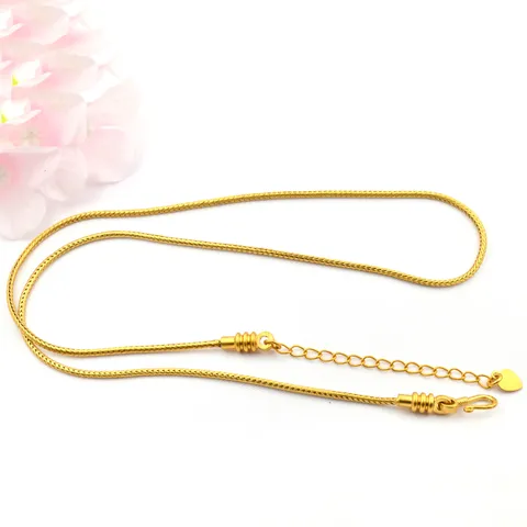 Koperen Slangenbot Ketting Antiek Goud Tone DIY Armband Halsketting Mode Sieraden