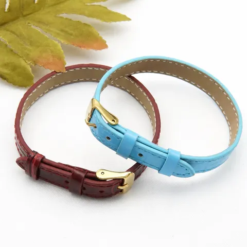 Nieuw Chinese Stijl Leren Horlogeband Bamboepatroon DIY Armband Horlogeband Vrouwen Sieraden Accessoires