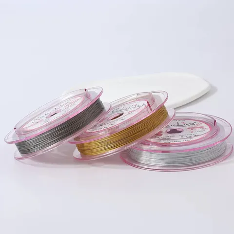 Stainless Steel Beading Wire Nylon Coated Flexible Craft Wire For Jewelry Making Pearl Bracelets Necklaces DIY Craft Supplies