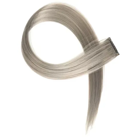 Synthetic Hair Extensions Clip in Color Highlight Straight Hair Piece Multicolor Highlight Hair Extension For Women Styling