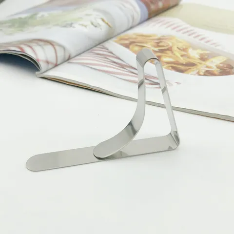 Pince de Nappe en Acier Inoxydable Support de Housse de Table Réglable Pince Gadget de Cuisine pour Table à Manger