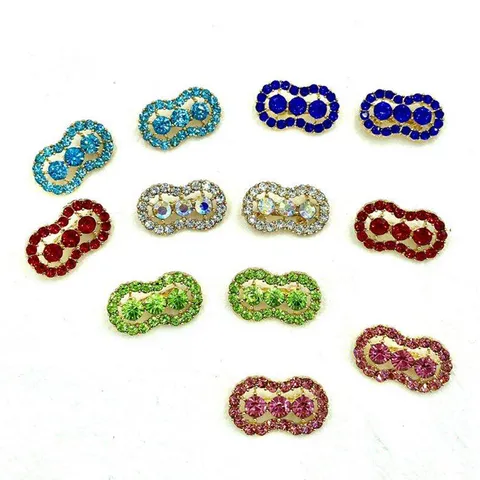 Exquisite Alloy Peanut Shape Zirconia Brooch Enamel Drip Oil Lapel Pin For Men Women Geometric Scarf Buckle Fashion Jewelry Accessories