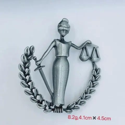 Spilla Vintage Dama Della Giustizia Bilancia Zodiacale Per Donna In Lega Metallo Spada Corona Di Alloro Gioielli Regalo Festa