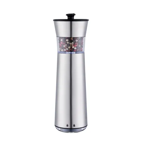 Moulin à Poivre Électrique en Acier Inoxydable Gravité Sel Et Poivre Broyeur d'Épices Rechargeable Outil de Cuisine