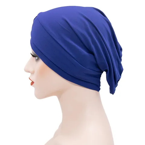 Damen Chemotherapie Mütze Milchseide Kreuz Geplischt Turban Hut Weich Atmungsaktiv Tägliche Kleidung Kopfbedeckung