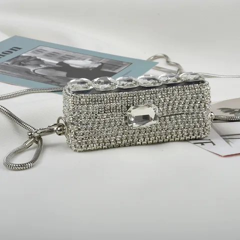 Elegante Strass Bauchkette Metall Gliederkette Körperkette Kleine Hüfttasche Zubehör Gürtel Schmuck Für Damen Kleid Dekoration