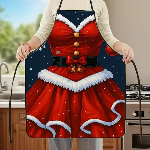 Cute Cartoon Pet Print Kitchen Apron Waterproof Polyester Sleeveless Cooking Baking Apron For Women Kids Household