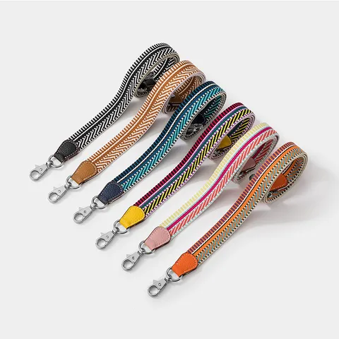 Mode Vervangende Tasriem Gestreopt Geweven Crossbody Schouderriem Voor Dames Handtas Accessoires
