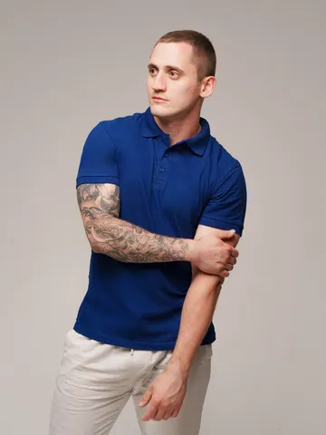 Herren Atmungsaktives Polyester Polo-Shirt Kurzarm Einfarbig Revers Lässig Sportlich Urban Mode Top Für Sommer Alltäglich