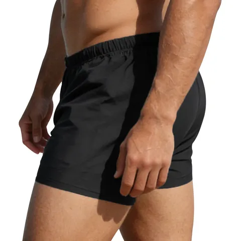 Shorts de Compression à Séchage Rapide pour Hommes Décontracté Couleur Unie Plage Yoga Surf Shorts de Sport Polyester Élasthanne Bas