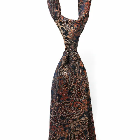 Rétro Cravate Formelle d'Affaires pour Hommes Classique Paisley Motif Géométrique Jacquard Polyester Cravate Mariage Fête Cou Vêtements