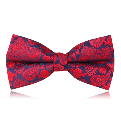 Homme Formel Paisley Satin Noeud Papillon Mariage Affaires Marié Smoking Noeud Costume Accessoires de Cou