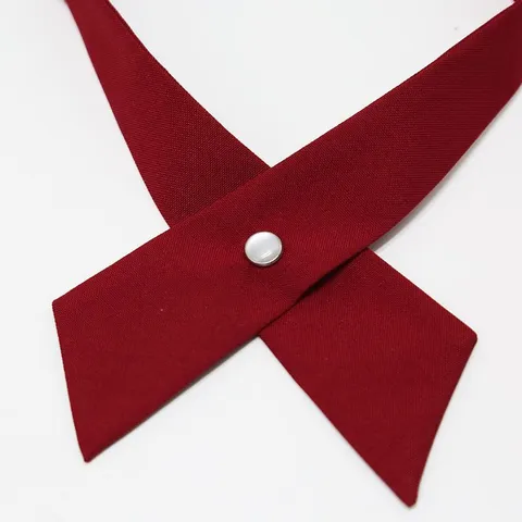 Estilo Japonés Coreano Pajarita Cruzada JK Color Sólido Estampado Pajarita de Cinta de Uniforme Para Hombres Mujeres Accesorios de Moda