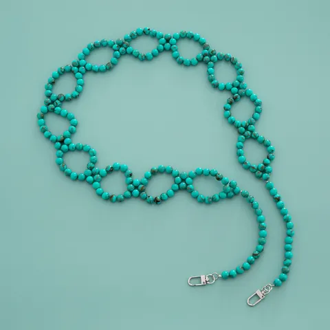 Woven Beaded Bag Strap Pearl Chain For Handbag Crossbody Bag Phone Chain Mask Chain Fashion Purse Strap Accessory