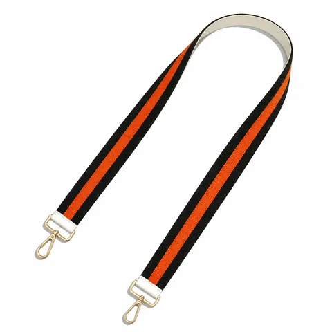 Glass Bead Woven Bag Strap Geometric Pattern Minimalist Wide Shoulder Strap For Halloween Party Women Purse Replacement