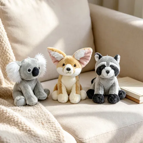 Simpatico Peluche Animale Bambola Imbottita Morbido Kawaii Maiale Rosa Pecora Dinosauro Orso Peluche Compagno per Bambini Regalo di Compleanno