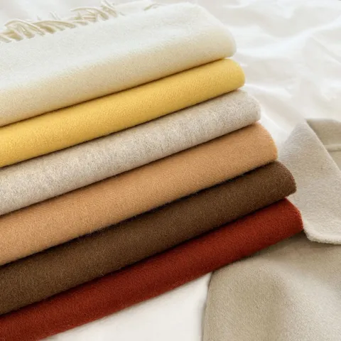 Autumn Winter Classic 100% Pure Wool Solid Color Scarf Maillard Warm Women Tassel Scarf Fashion Winter Accessories