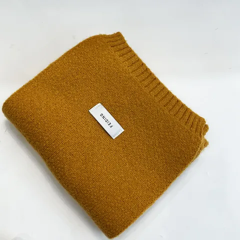 Solid Color Knitted Scarf Viscose Winter Warm Neck Scarf Casual Sweet Style Women Cold Weather Neck Warmer