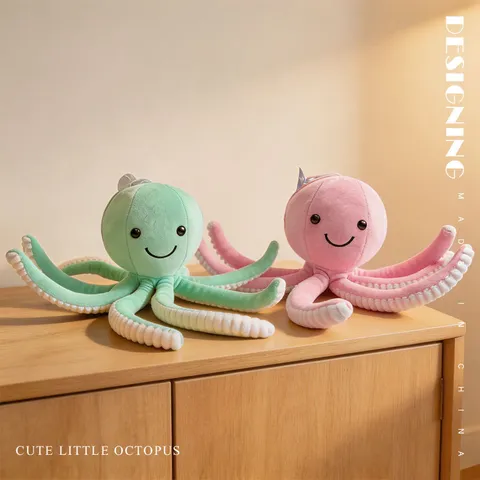 Süßes Cartoon Oktopus Plüschtier Kuscheltier Puppe Weiche Oktopusse Schlüsselanhänger Anhänger Kinder Geburtstagsgeschenk