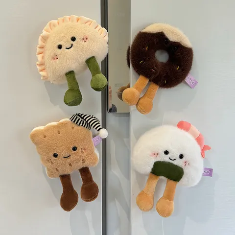 Creative Food Plush Toy Rice Ball Dumpling Cookie Donut Stuffed Doll