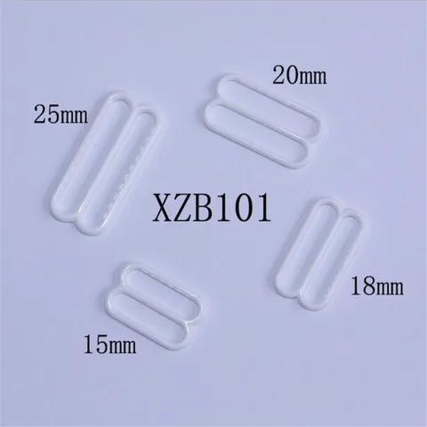 Plastic Lingerie Adjustment Buckles Slide Hooks Slider Rings Sewing Fastener Accessories For Bra Swimwear