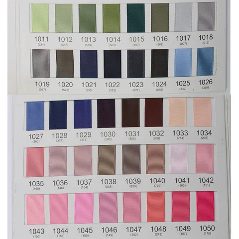 Nastro Grosgrain Tinta Unita in Poliestere per Creazione di Fiocchi Decorazione Floreale Regalo Accessori Artigianali