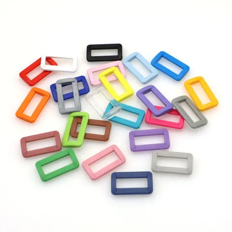 Plastic Tri-Glide Slide Buckles Webbing Adjustment Slider Buckle Belt Strap Keeper For Backpack Luggage Bag Accessories Hardware Replacement
