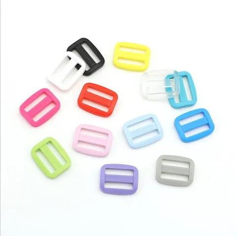 Boucle Coulissante Tri Glide en Plastique Ajusteur de Sangle de Sac à Dos Passant pour Sangle pour Réparation de Sac Extérieur