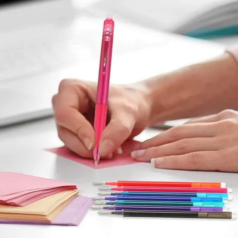 Gekleurde Uitwisbare Gelpen Vullingen voor Studenten Schrijven Notities Maken Op Waterbasis Vulling Kantoor Kantoorartikelen Benodigdheden