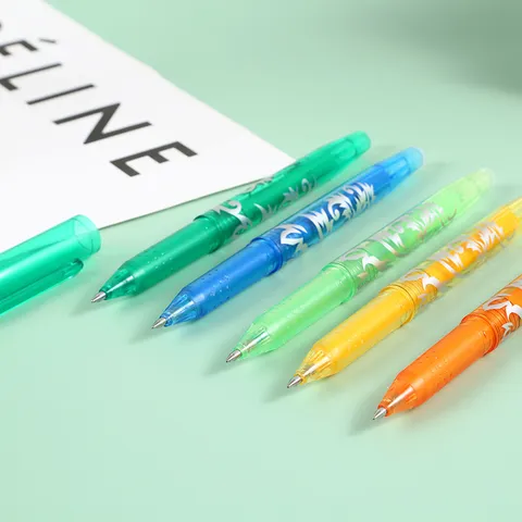 Buntes Auslöschbares Gelschreiber Set PVC Box Schreibstifte Glattes Schreiben Schüler Briefpapier Für Schule Und Büro