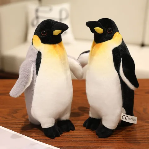 Cute Penguin Plush Toy Stuffed Animal Soft Doll Kids Companion Fluffy Stuffed Creature Home Decor Gift